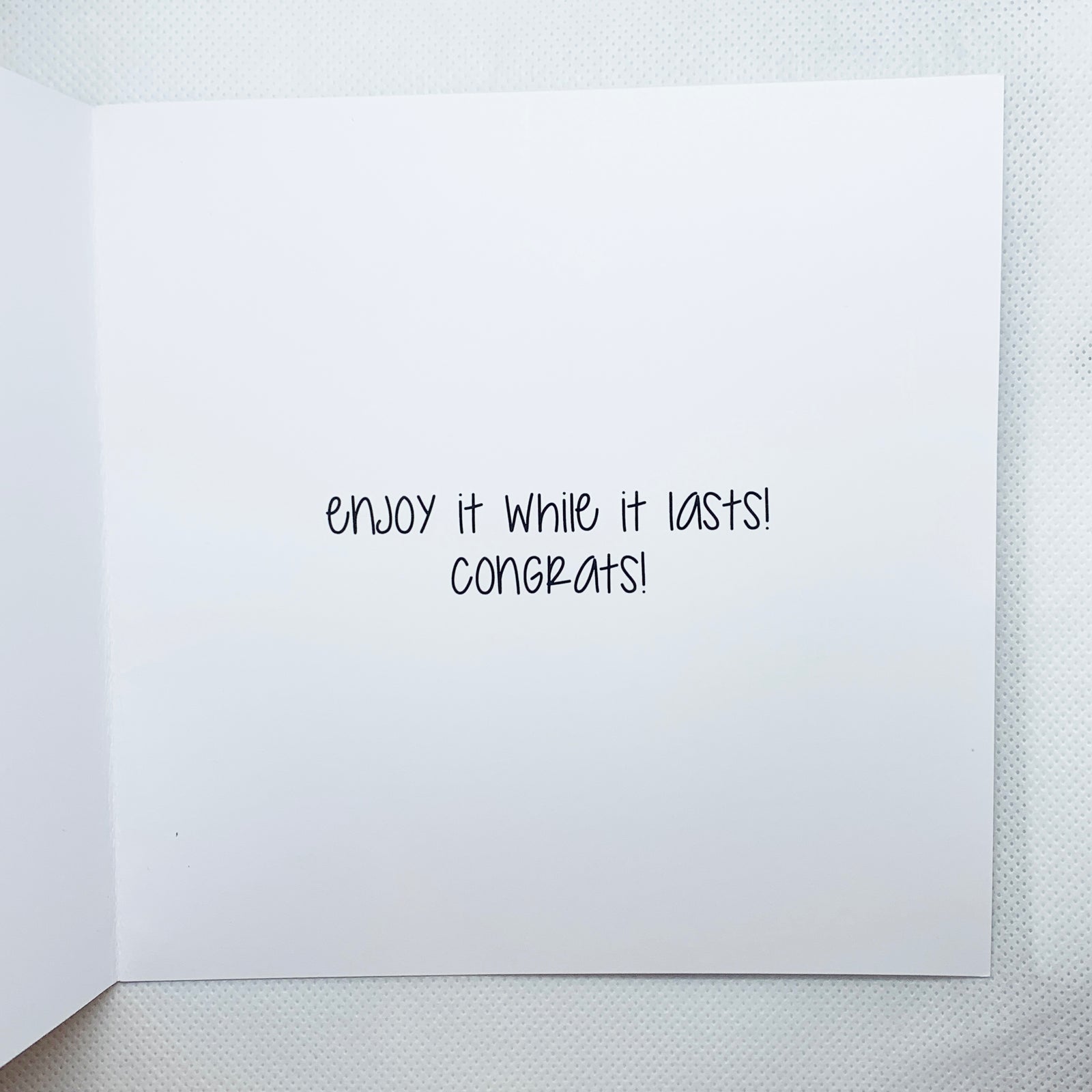 'It Doesn't Have to be Forever' Greeting Cards Sarki Cards 