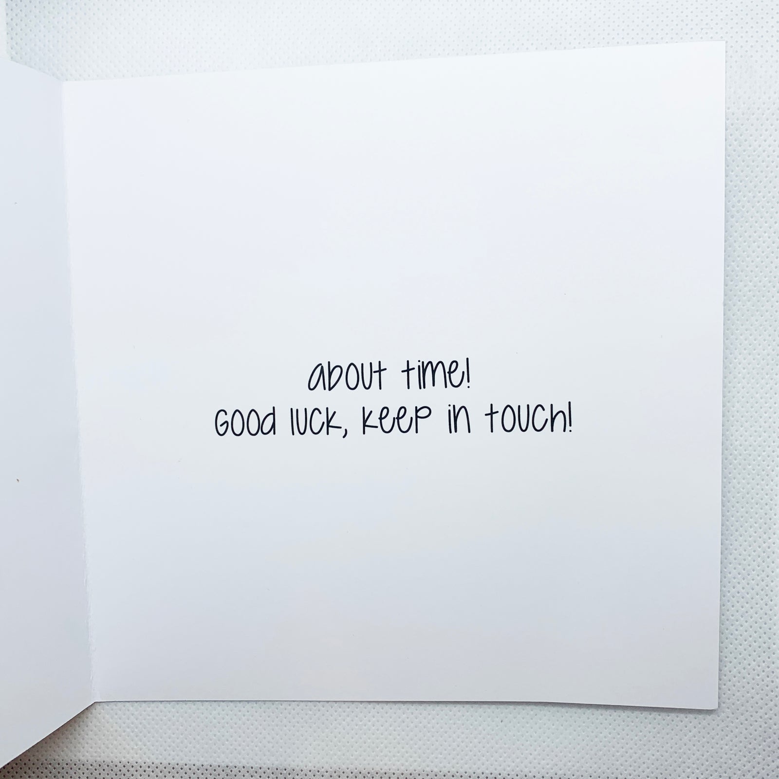 'Finally... You're Leaving Us' Greeting Cards Sarki Cards 