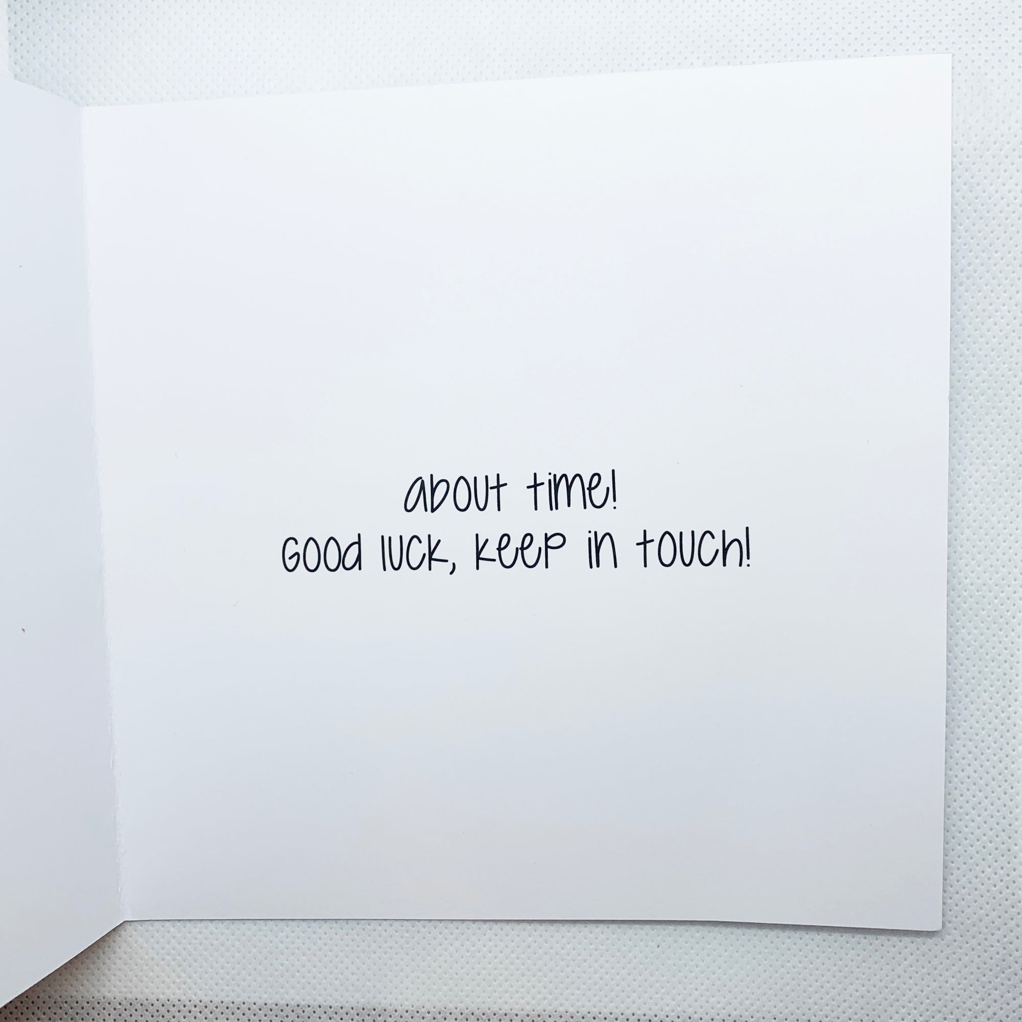 'Finally... You're Leaving Us' Greeting Cards Sarki Cards 