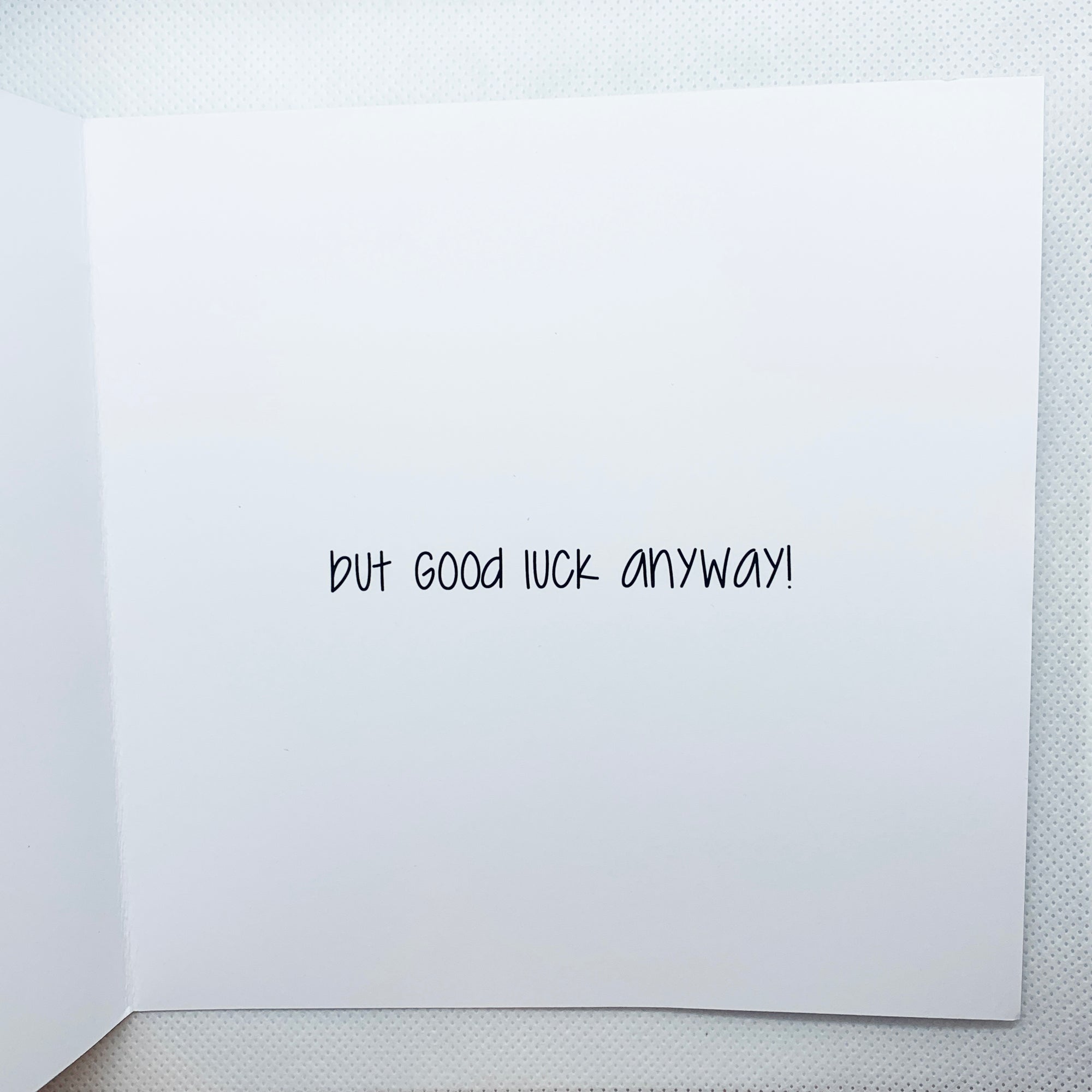 'You're Probably Gonna Fail' Greeting Cards Sarki Cards 