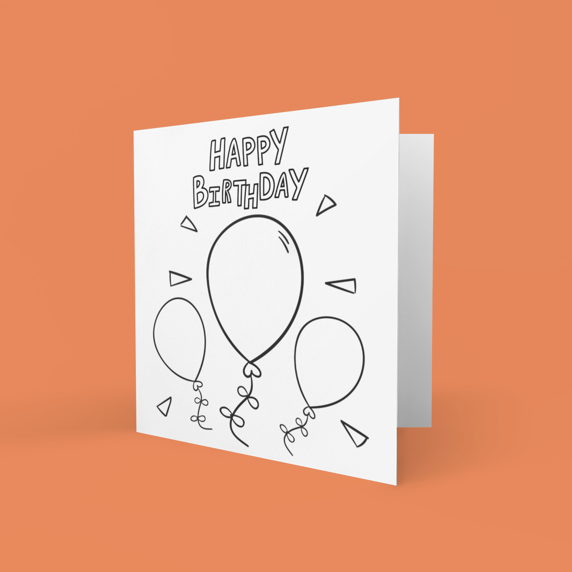 Colour Me Cards: Balloons