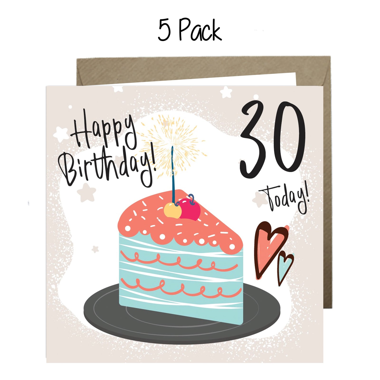 Wholesale - Happy 30th Birthday Greeting Cards Chasing Cards 