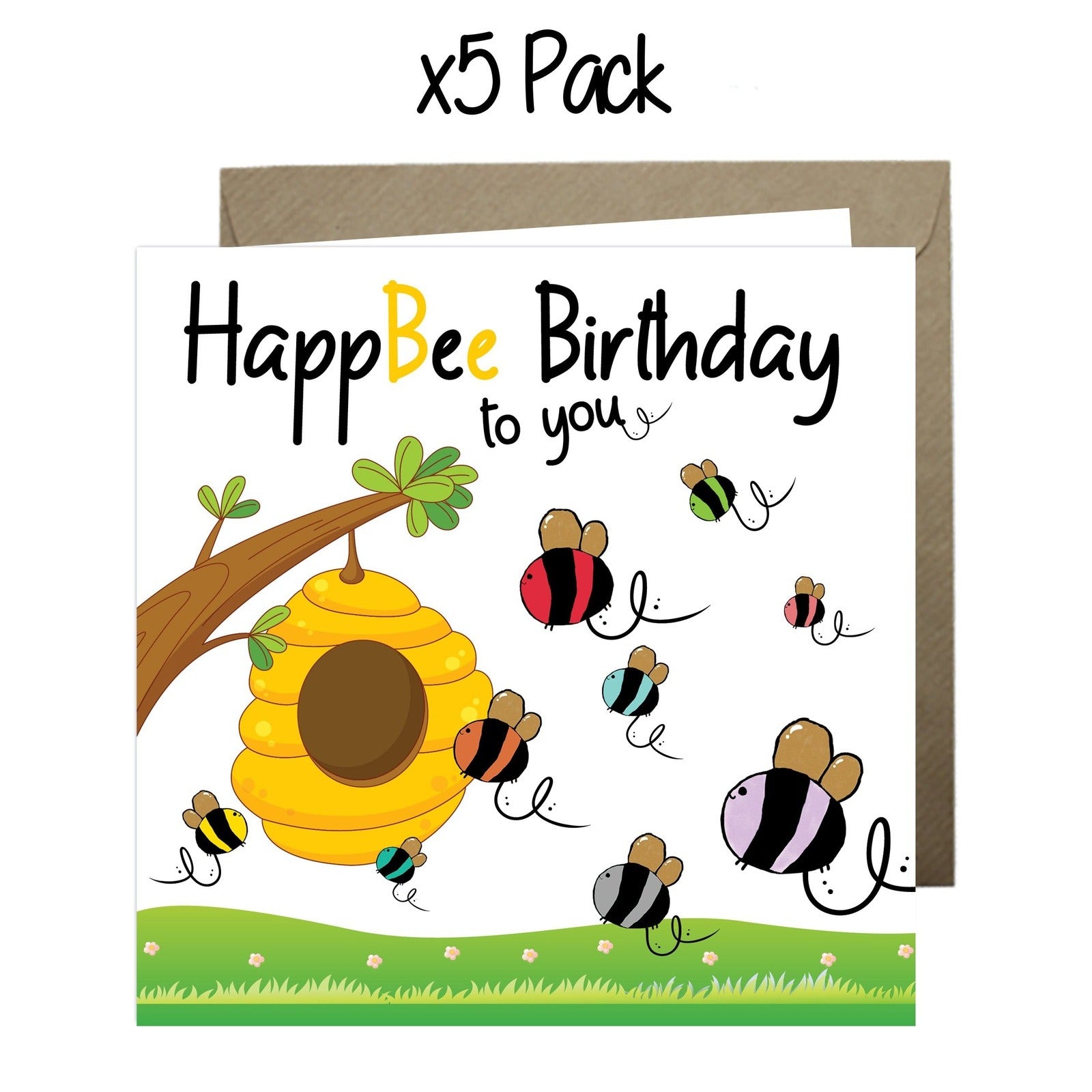 Wholesale - HappBee Birthday Greeting Cards Dotty Cloud 