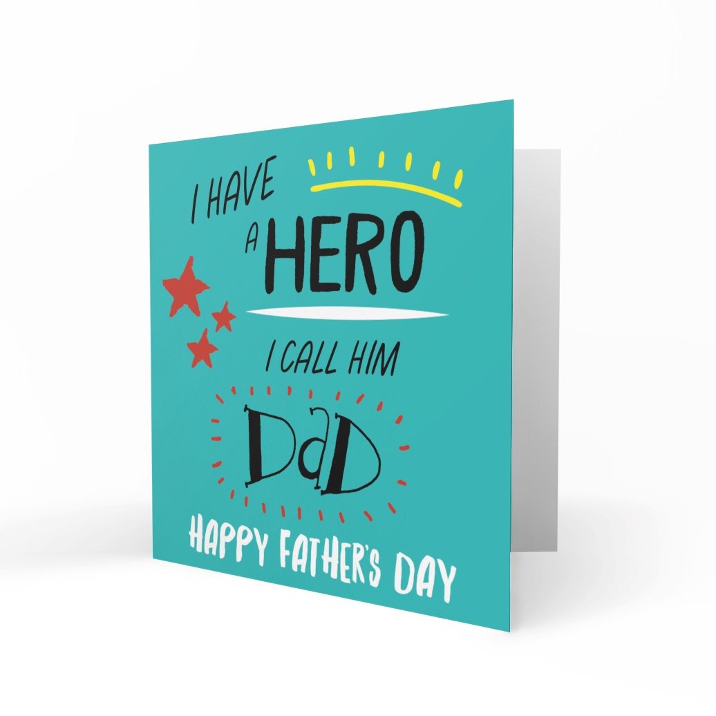 'I Have A Hero' Greeting Cards Chasing Cards 