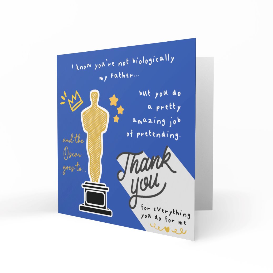 'And The Oscar Goes To - Father's Day' Greeting Cards Chasing Cards 