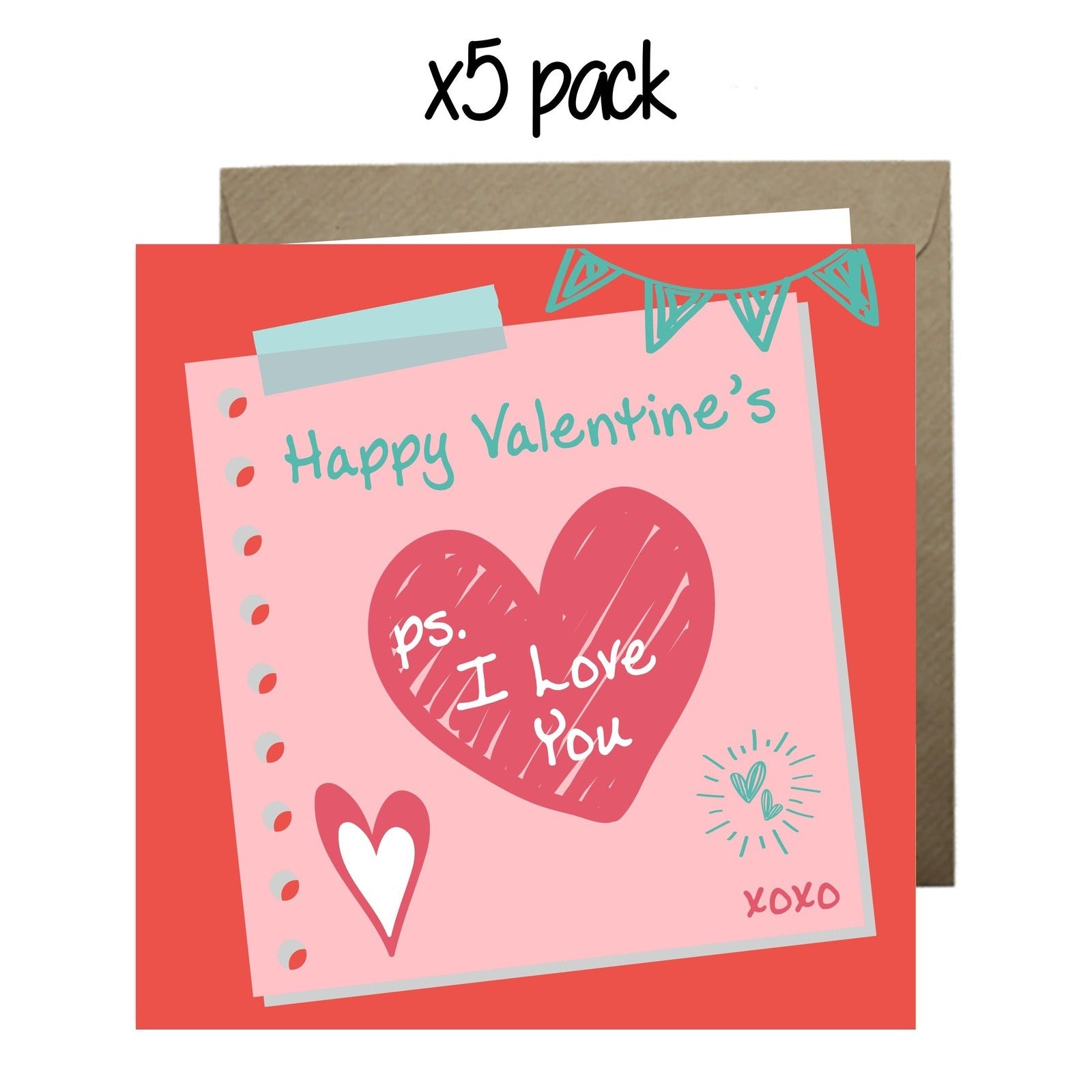 Wholesale - 'ps. I Love You' Greeting Cards Chasing Cards 