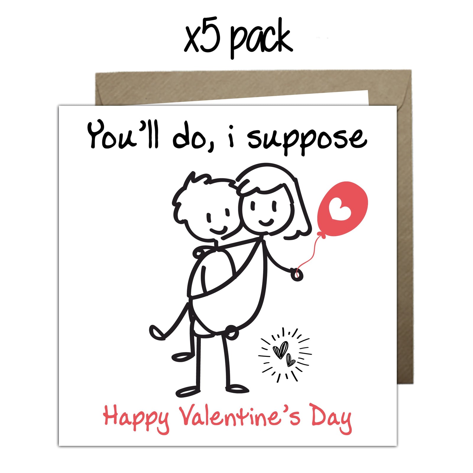 Wholesale - 'You'll Do, I Suppose' Greeting Cards Chasing Cards 