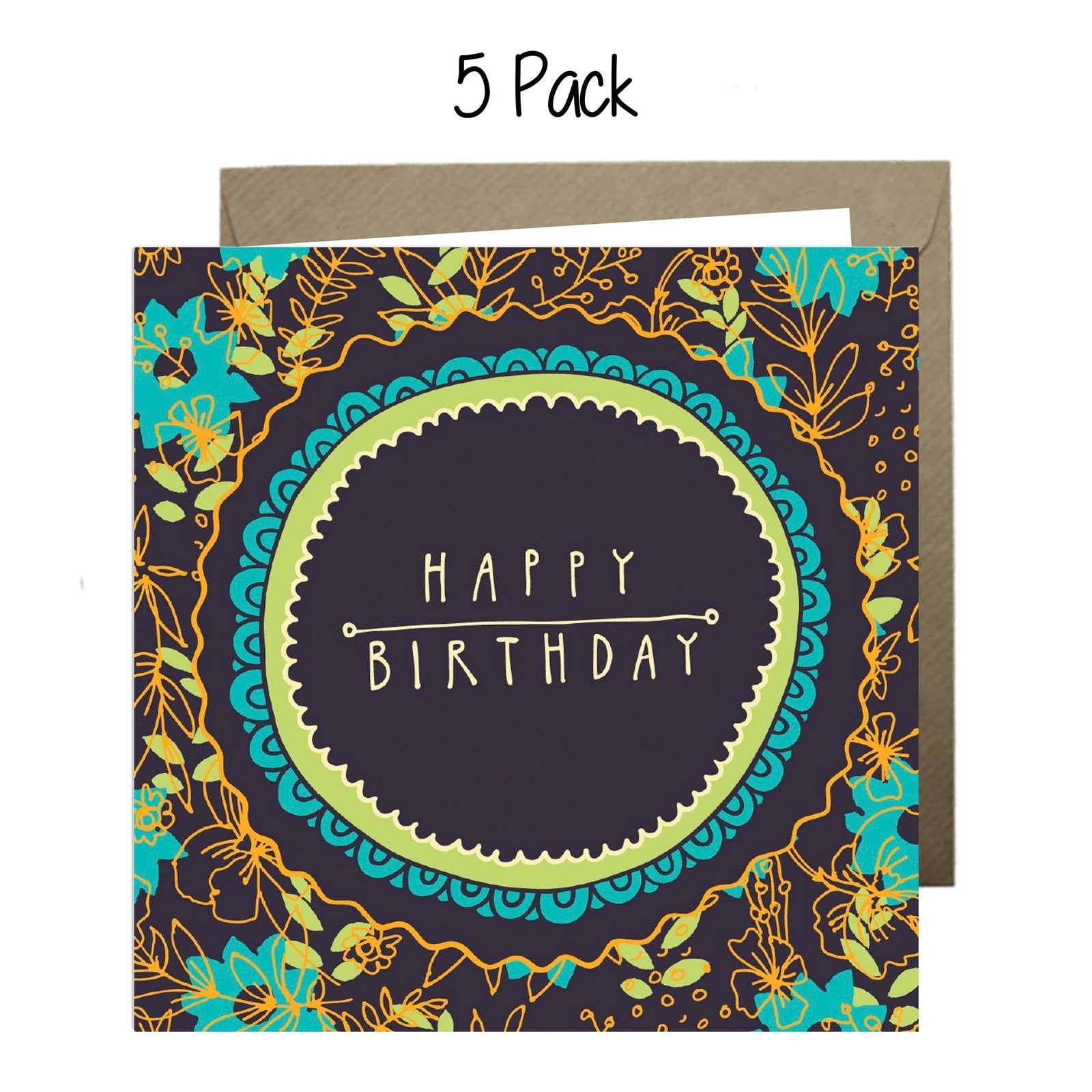 Wholesale - Happy Birthday Greeting Cards Paper Heart 