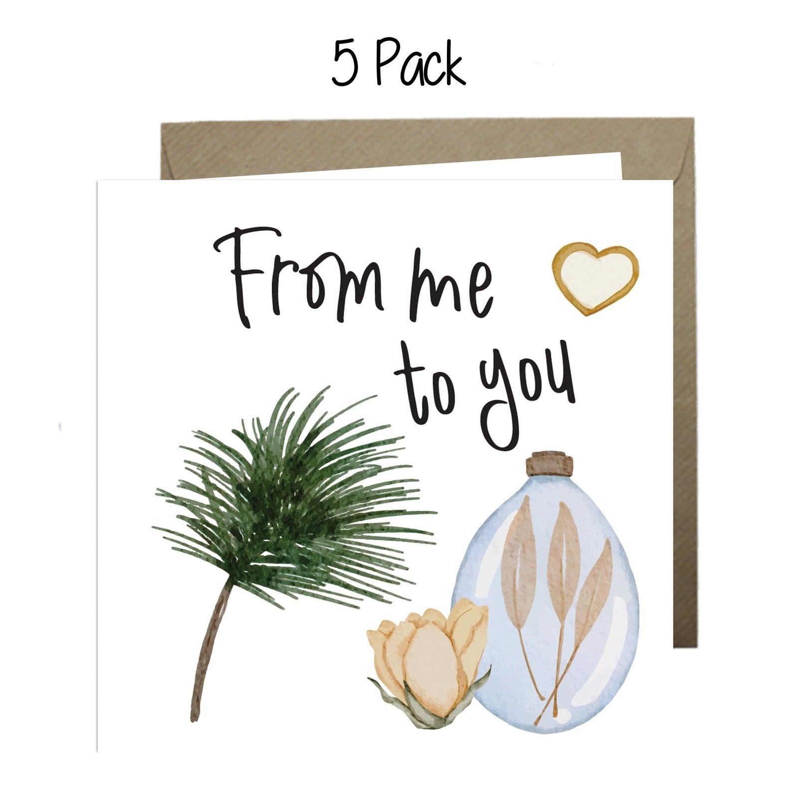 Wholesale - From Me To You Greeting Cards Just Because 