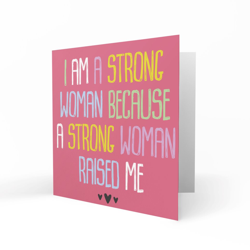 I'm A Strong Woman Chasing Cards 
