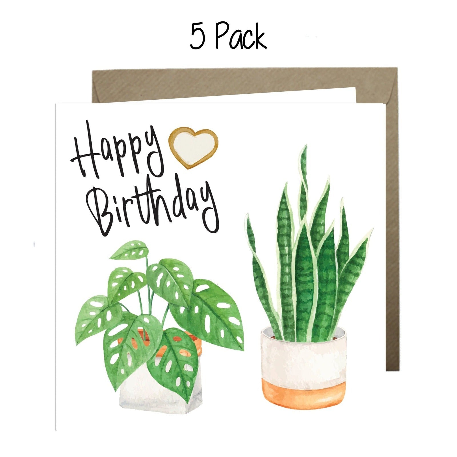 Wholesale - Happy Birthday Greeting Cards Paper Heart 