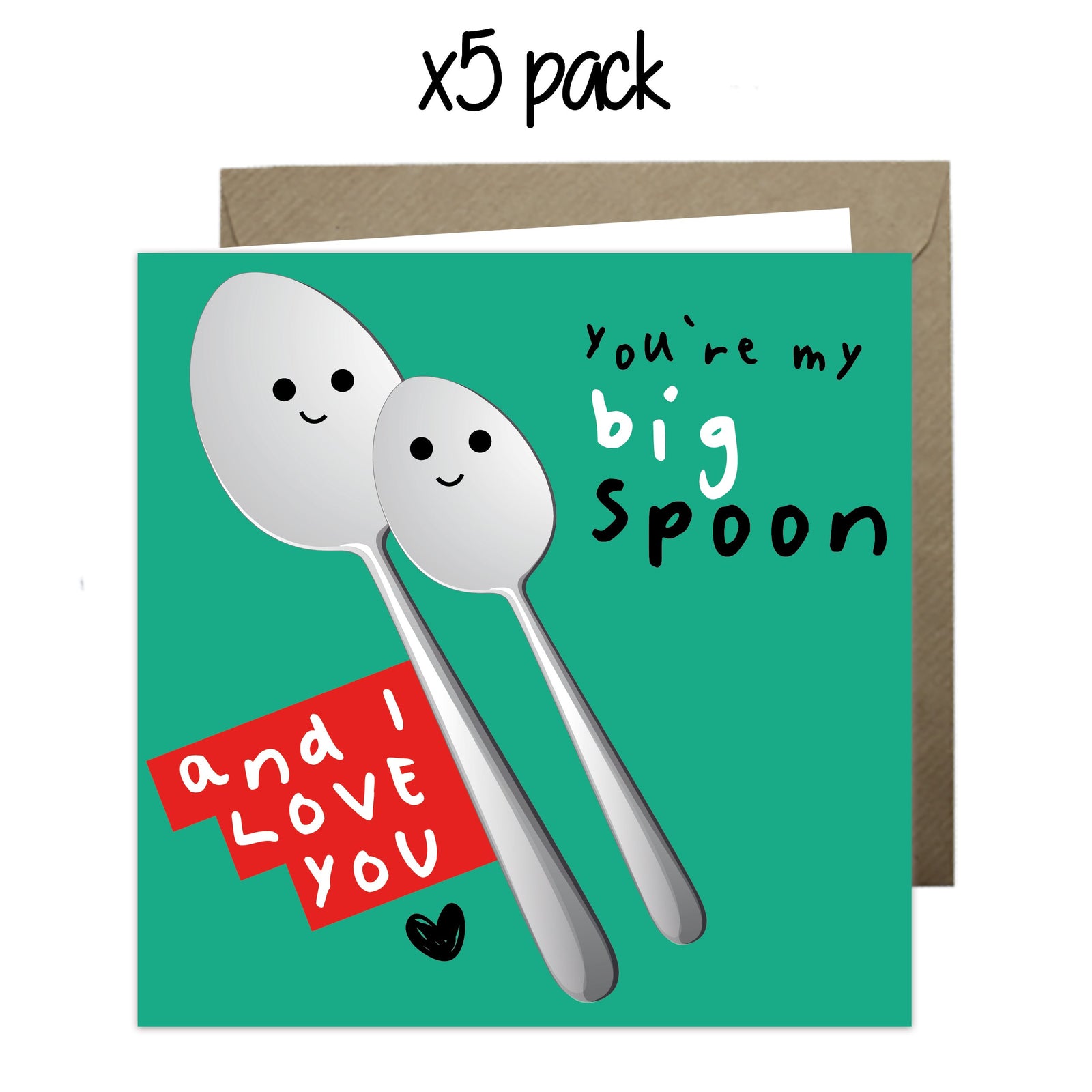 Wholesale - 'You're My Big Spoon' Just Because Card Greeting Cards Just Because 