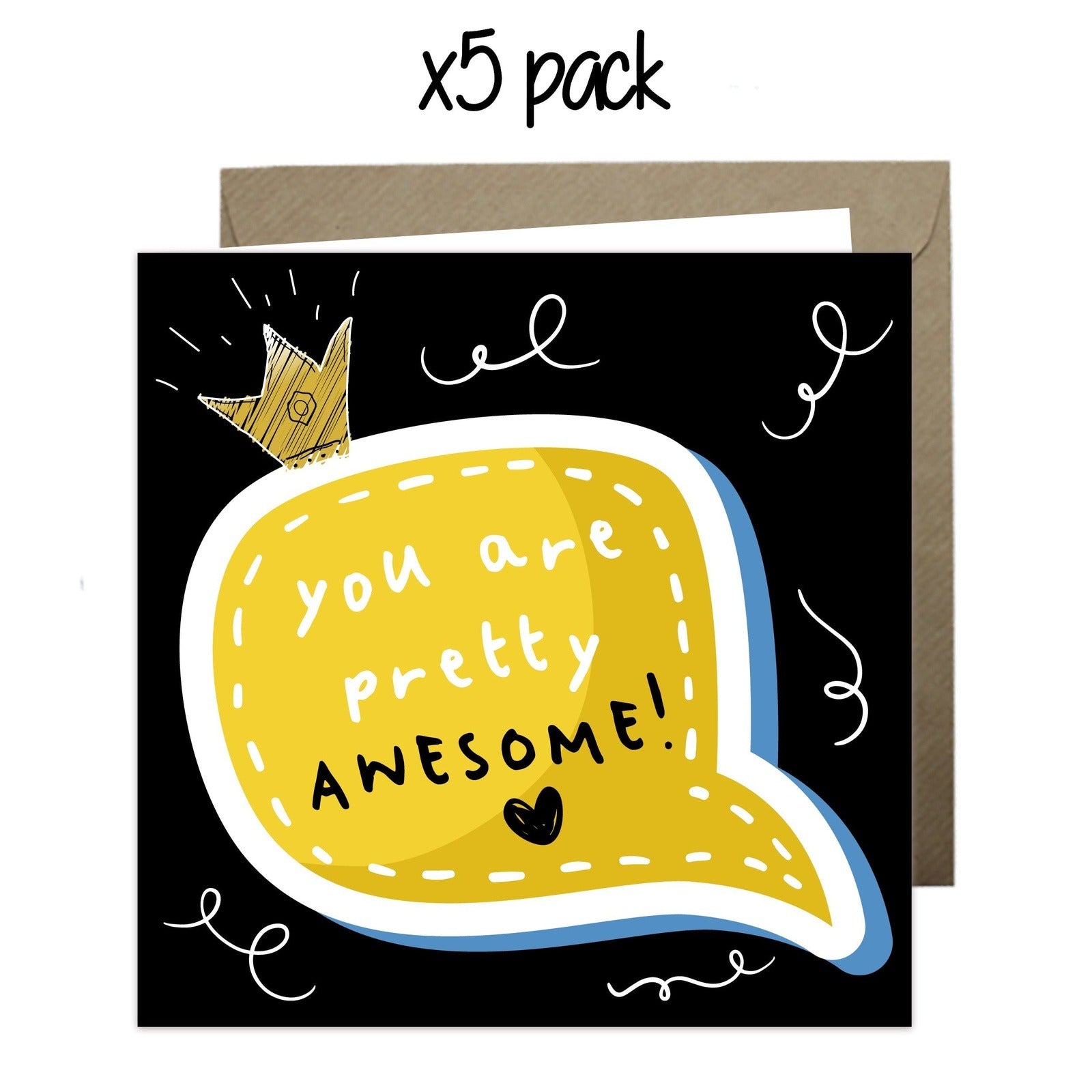 Wholesale - 'You Are Pretty Awesome' Just Because Card Greeting Cards Just Because 