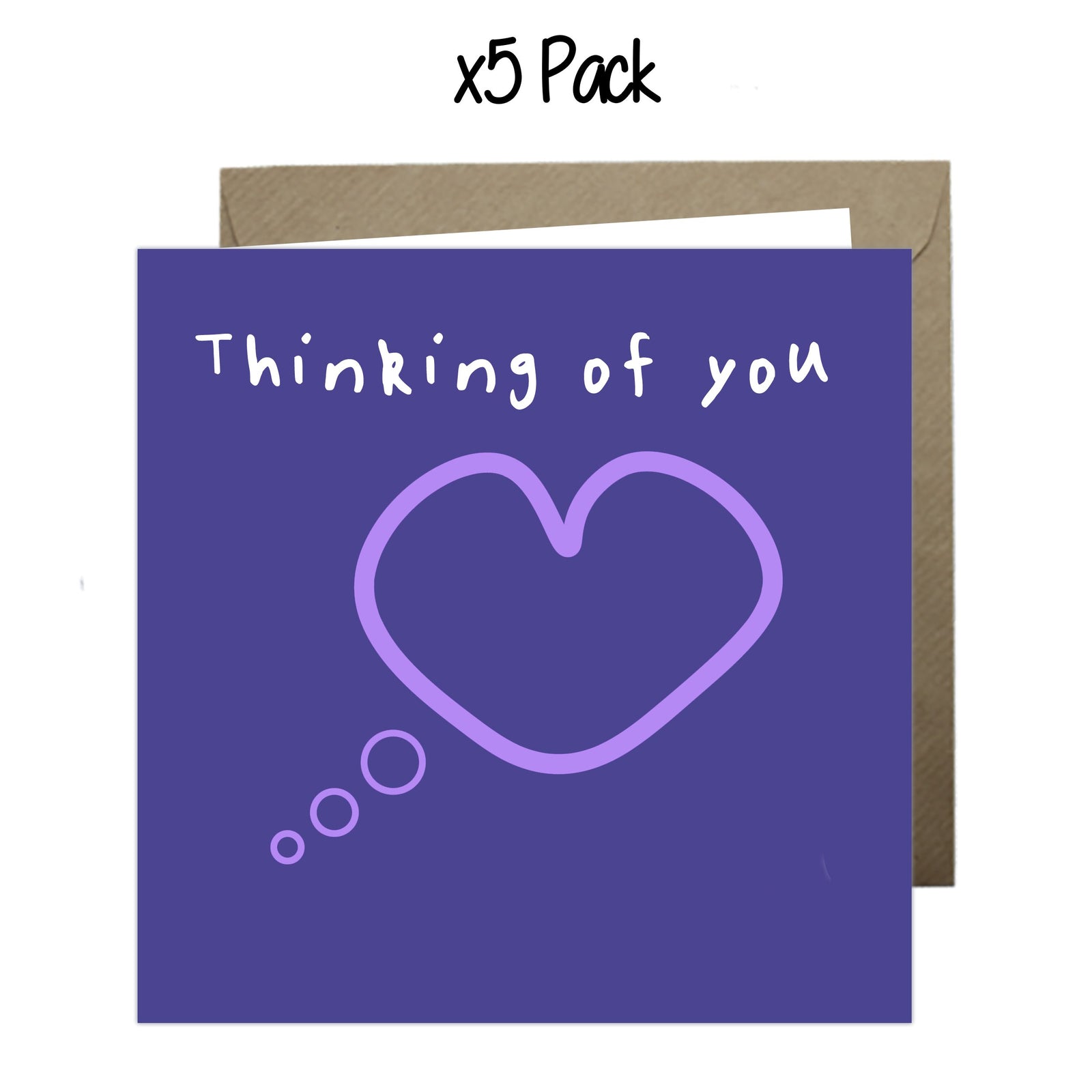 Wholesale - 'Thinking of You' Paper Hearts Card Greeting Cards Paper Heart 