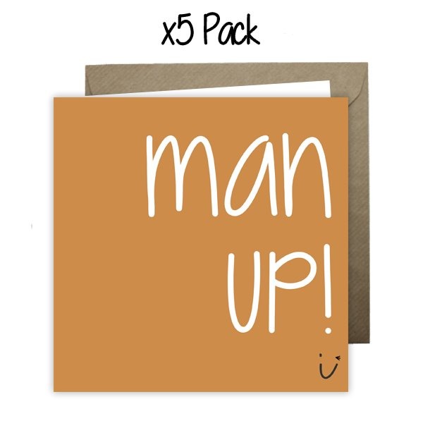 Wholesale - 'Man Up!' Sarki Cards Greeting Cards Sarki Cards 