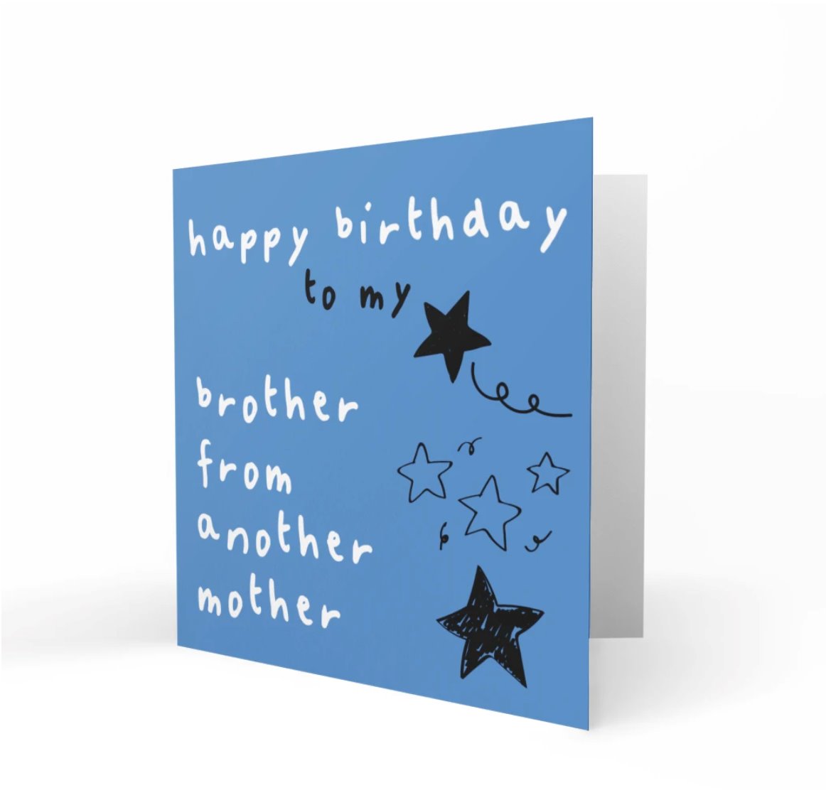 Wholesale - Brother From Another Mother Greeting Cards Paper Heart 