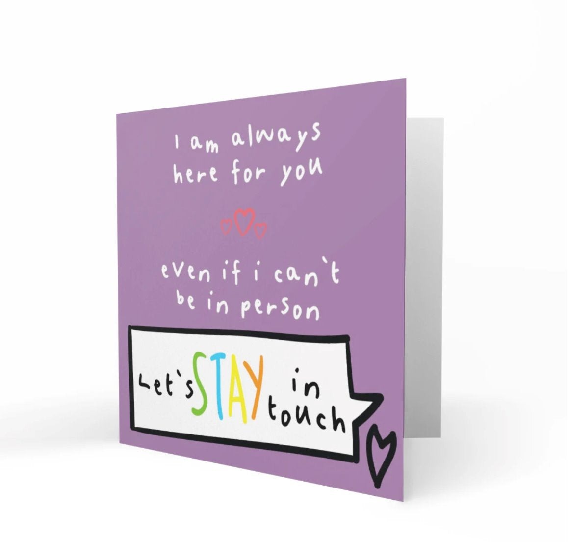 Wholesale - I Am Always Here For You Greeting Cards Paper Heart 