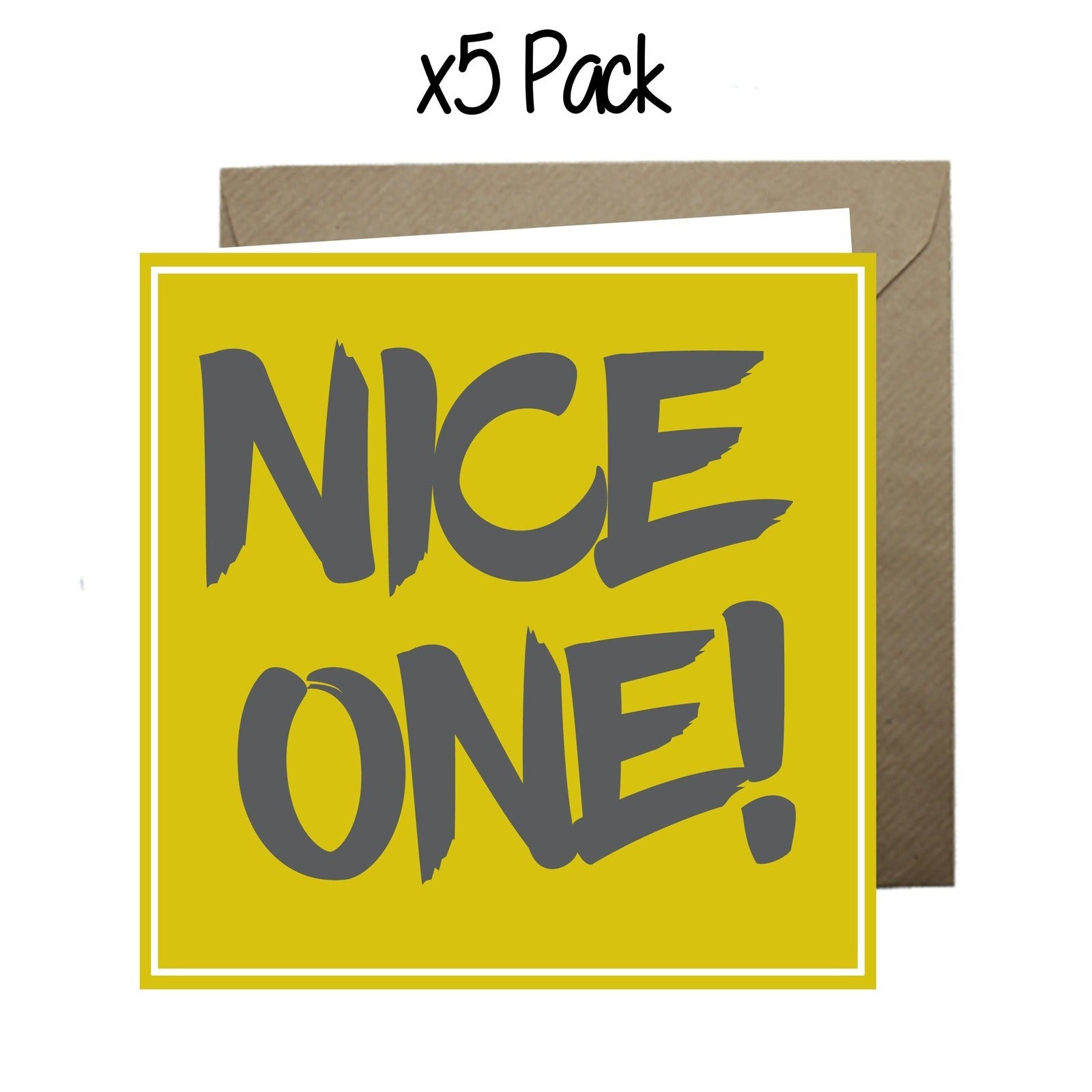 Wholesale - 'Nice One' Yip Yap Card Greeting Cards Yip Yap 
