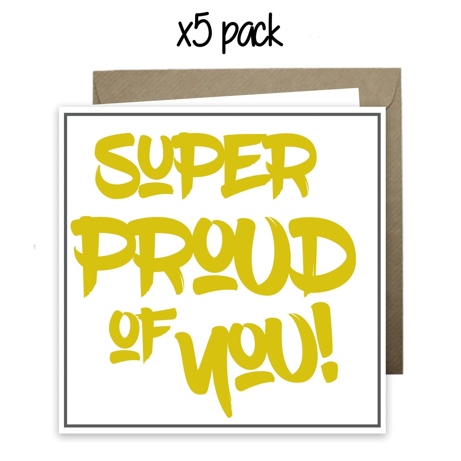 Wholesale - 'Super Proud Of You' Yip Yap Card Greeting Cards Yip Yap 