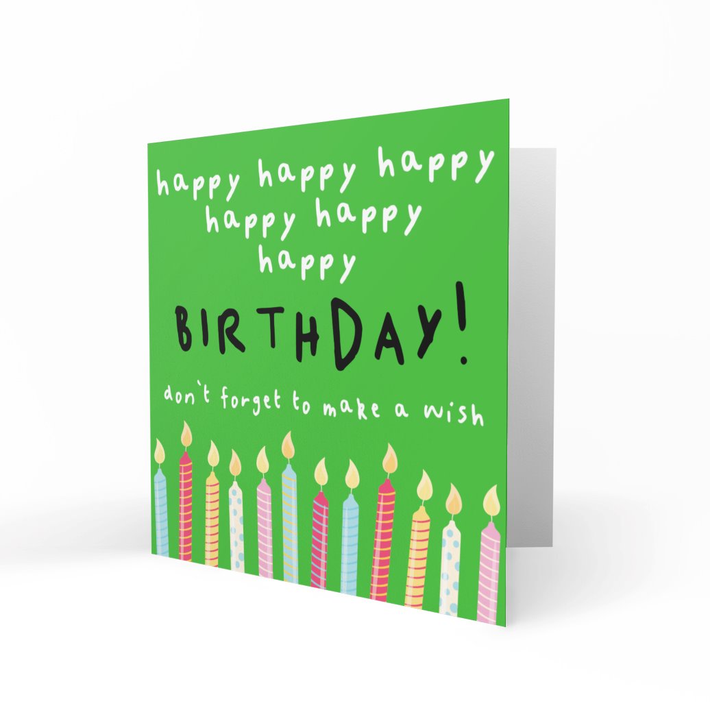 Wholesale - 'Make A Wish' Greeting Cards Paper Heart 