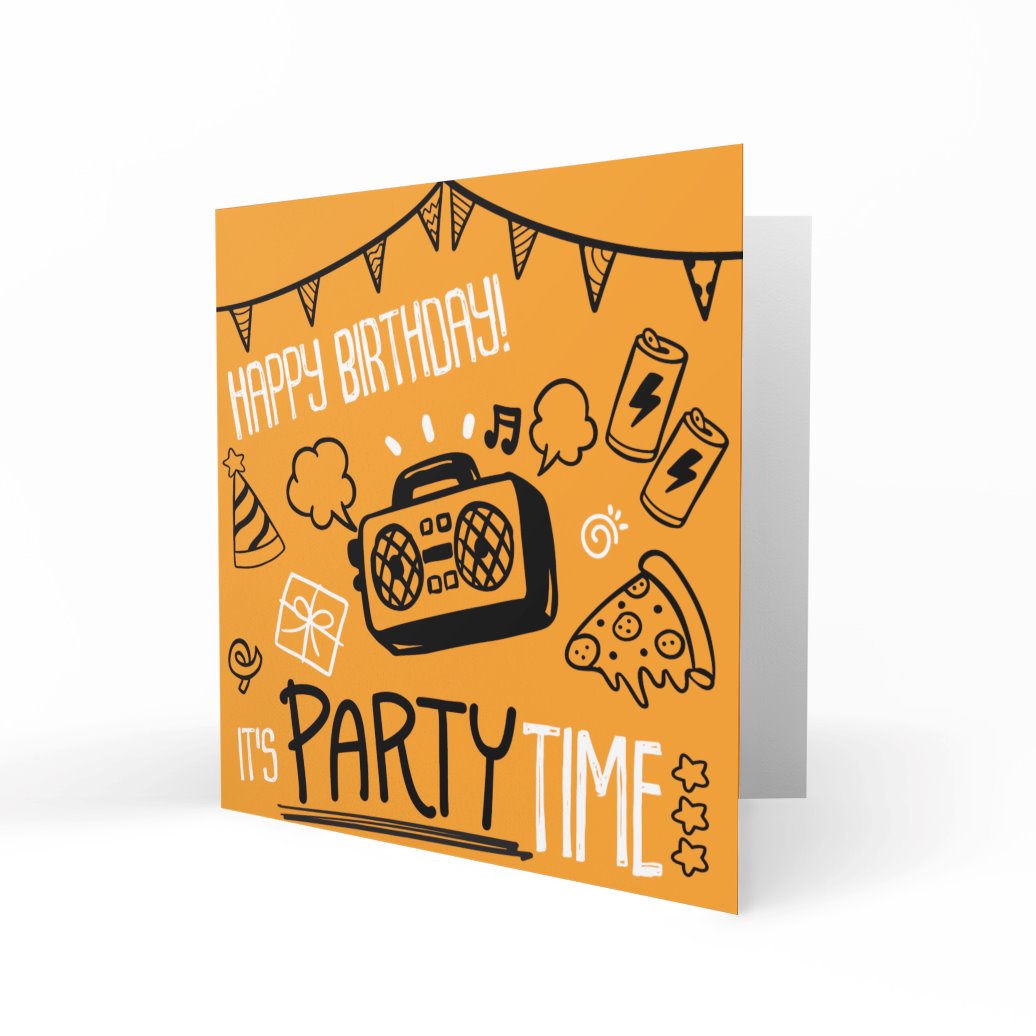 Wholesale - It's Party Time Greeting Cards Chasing Cards 