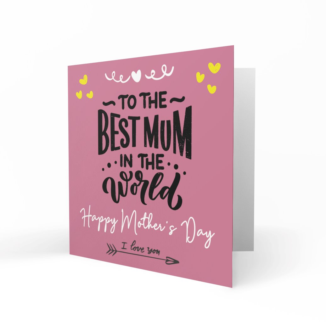 'To The Best Mum In The World' Greeting Cards Chasing Cards 