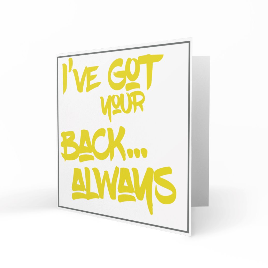 Wholesale - I've Got Your Back Greeting Cards Yip Yap 