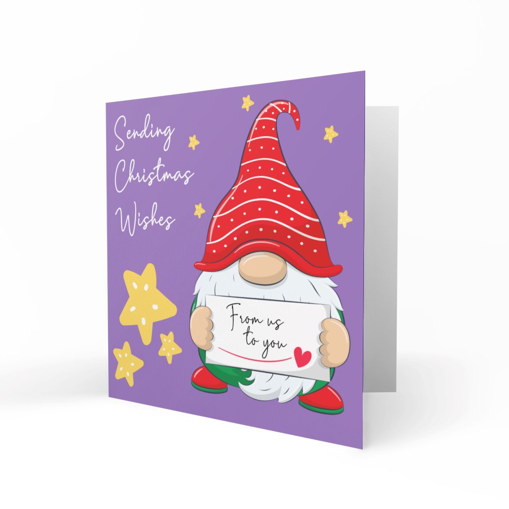 Merry Christmas From Us To You Greeting Cards Chasing Cards 