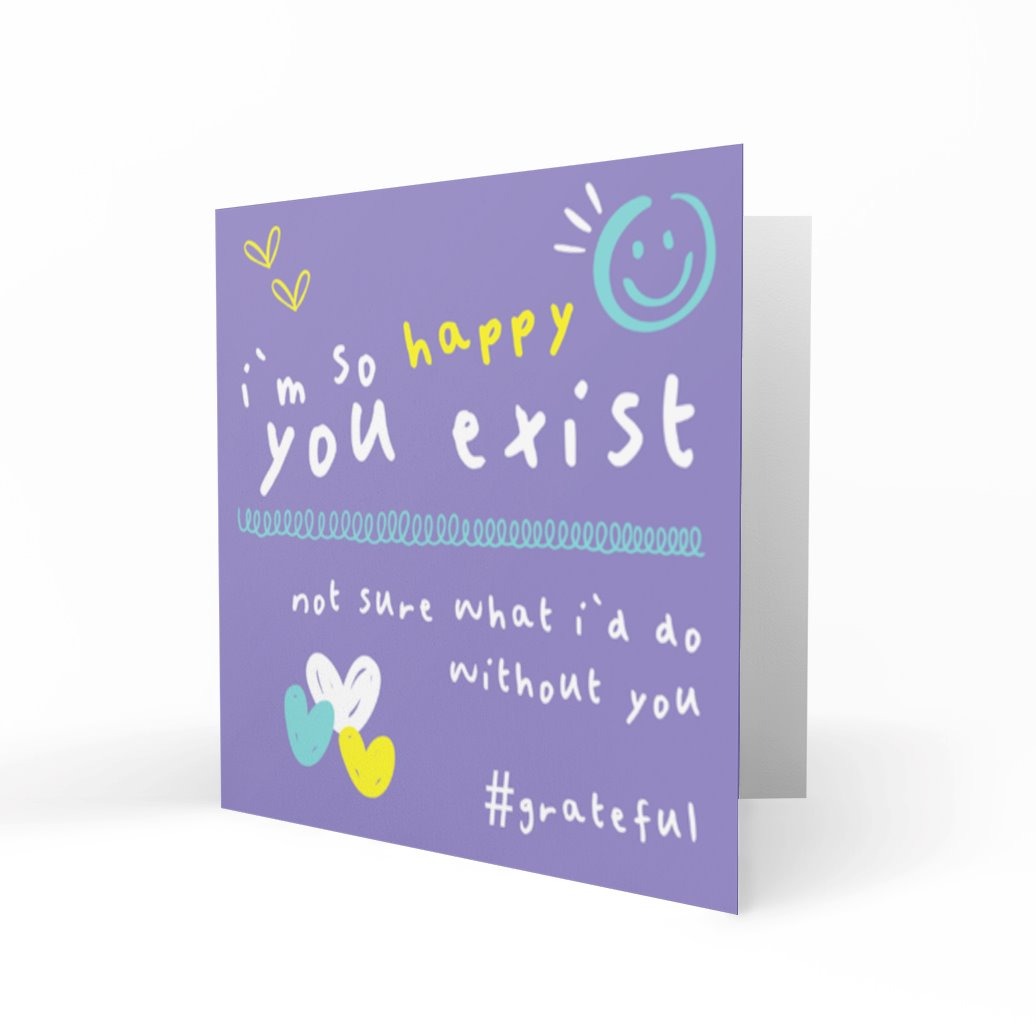 Wholesale - 'I'm So Happy You Exist' Greeting Cards Chasing Cards 